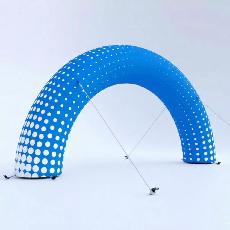 Porte étanche aux gaz Airmetic – structure publicitaire étanche à l'air sans pompage constant (droite, polygonale, cintrée)