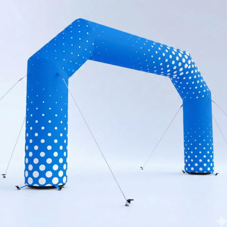 Portail pneumatique Pulsair – panneau publicitaire gonflable pour événements et promotions (droit, polygonal, arqué)