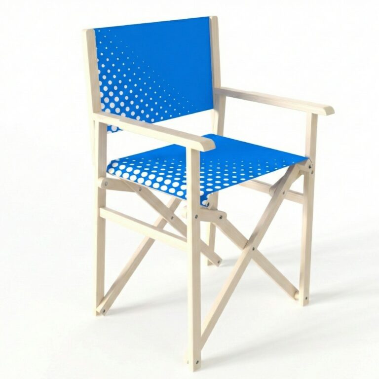 Chaise promotionnelle Polo – une chaise promotionnelle pliable avec logo d'entreprise pour les événements en extérieur