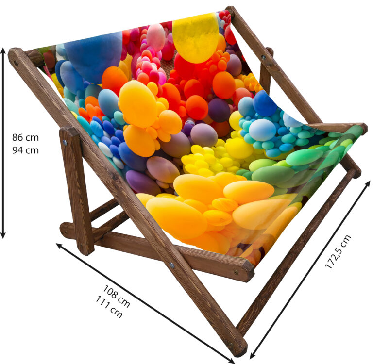 Mini Big, transat publicitaire – un transat publicitaire confortable et compact avec votre logo