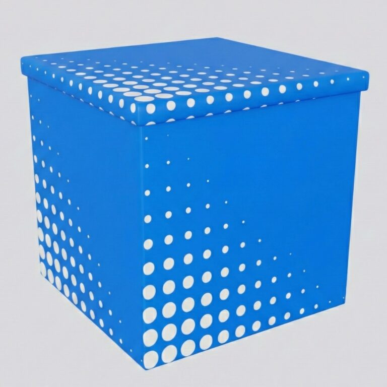 Pouf promotionnel à déploiement rapide – un pouf pliable en un clin d'œil, personnalisable avec votre impression, idéal pour les événements et les campagnes promotionnelles.