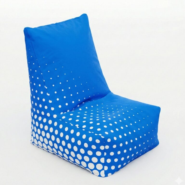 Pouf publicitaire Bean Bag Classic – un pouf classique imprimé pour les espaces de détente