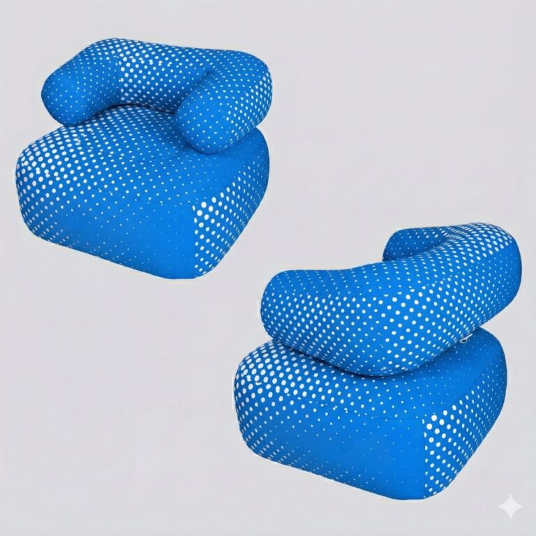 Chaise publicitaire étanche Ivo – Chaise gonflable compacte Ivo (construction étanche pour événements)