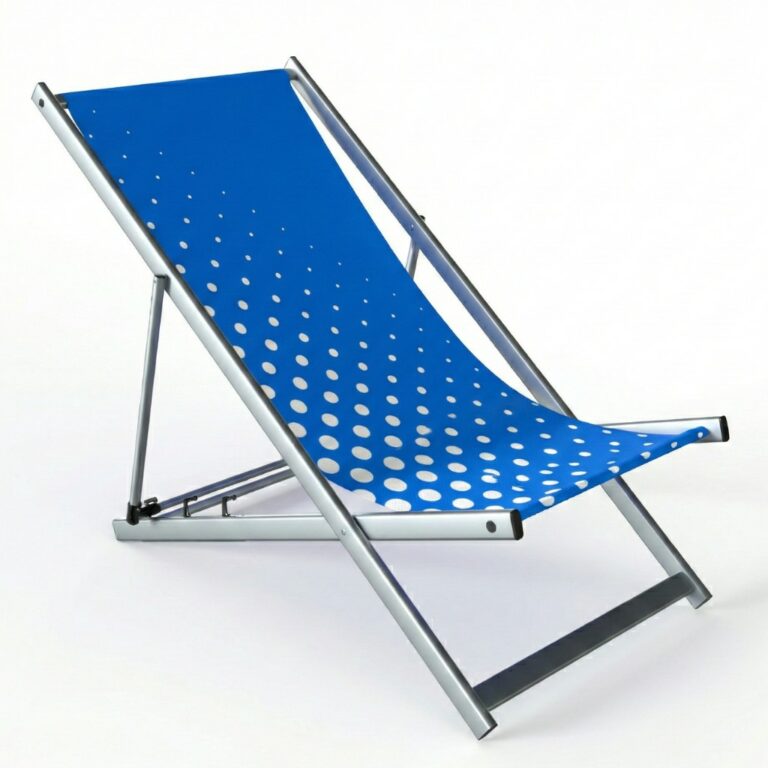 Transat classique S en aluminium – un petit transat classique en aluminium léger (pour balcon ou terrasse)