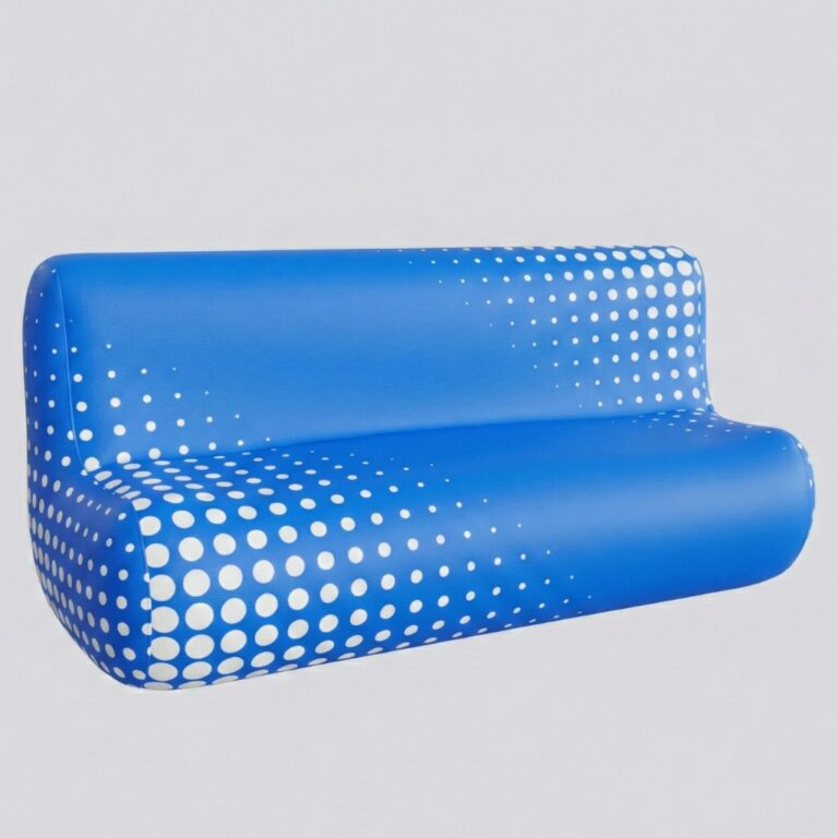 Canapé publicitaire étanche Adria - un canapé gonflable étanche au gaz avec un imprimé pour les zones de détente