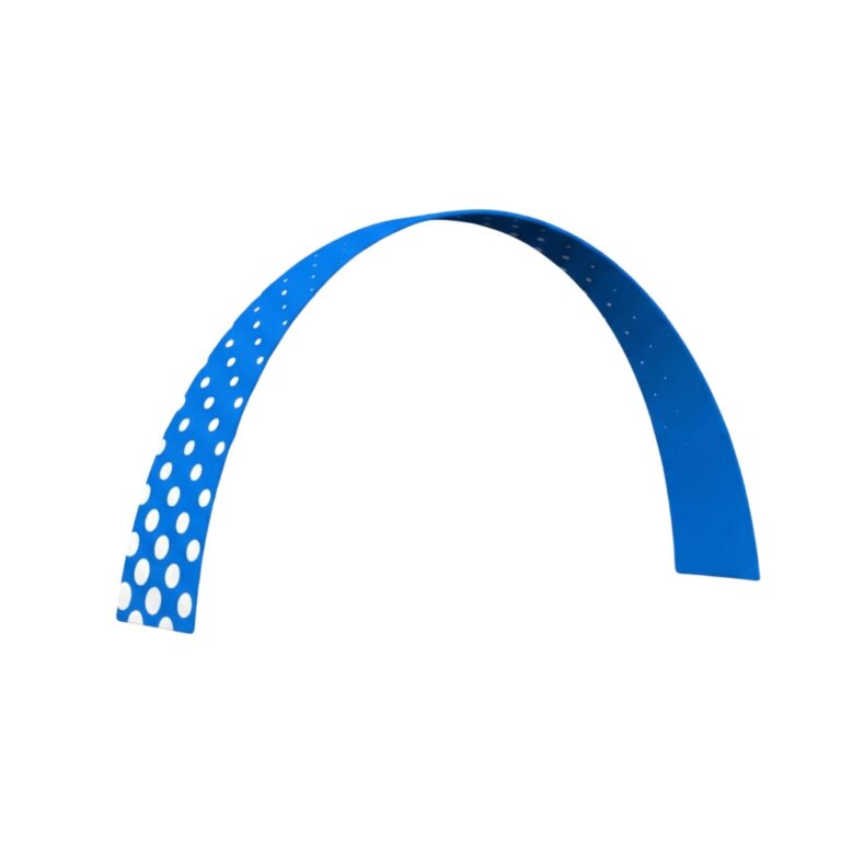 Revo Arch : Portail en forme d'arche à structure modulaire composée de tubes en aluminium