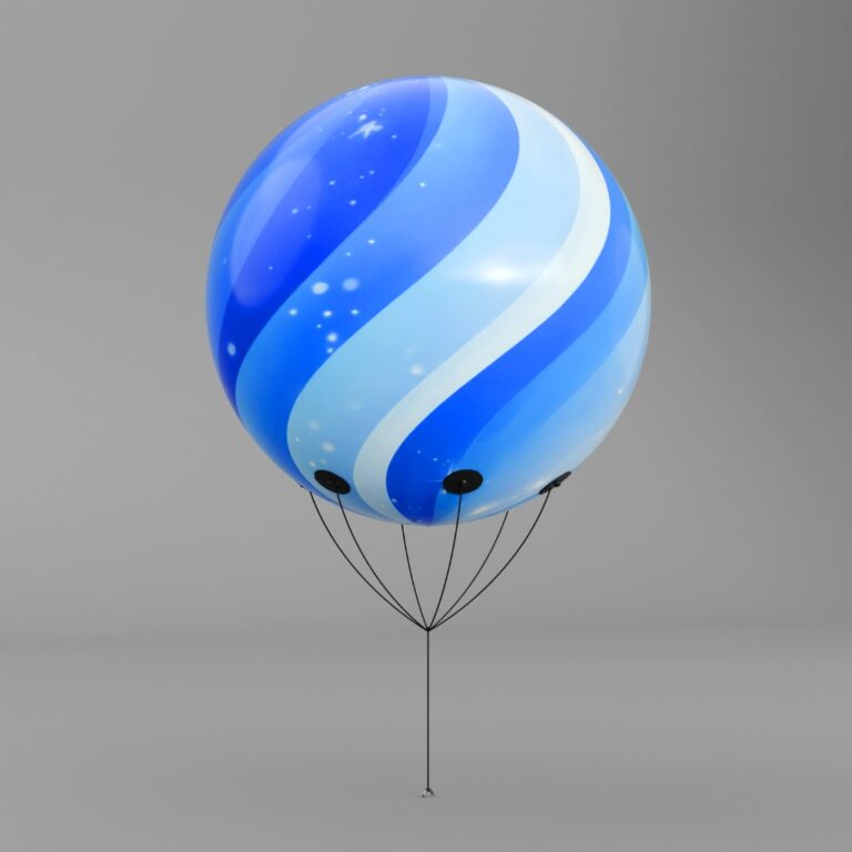 Ballon gonflable hélium