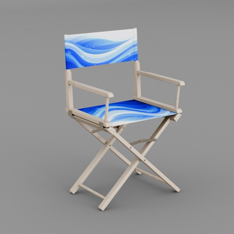 Chaise metteur en scène en bois Kino